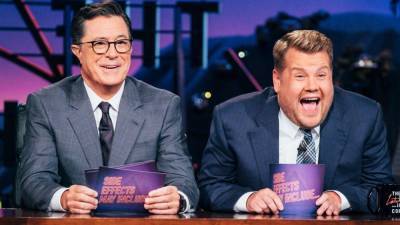 Stephen Colbert - Jimmy Fallon - James Corden - Stephen Colbert and James Corden Are Returning to Studios for New Episodes Amid the Pandemic - etonline.com - New York - state California - city Hollywood, state California