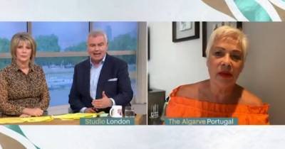 Denise Welch - Denise Welch told to 'calm down' by Eamonn Holmes in rant over coronavirus - manchestereveningnews.co.uk - county Holmes