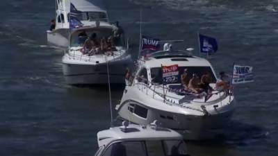 Donald Trump - Sheriff: Five boats sank in Texas Trump parade, no injuries - fox29.com - Usa - state Texas - Austin, state Texas - county Travis