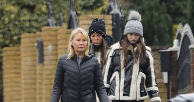 Mark Wright - Mark Wright's mum Carol enjoys dog walk with daughters Jess and Natalya after coronavirus battle - ok.co.uk