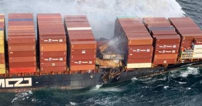Crews gain upper hand on B.C. cargo ship fire as storm system approaches - globalnews.ca - city Kingston