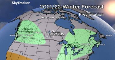 2021-2022 winter weather forecast: Here’s what Canadians can expect - globalnews.ca - county Pacific - Canada