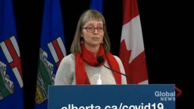 Deena Hinshaw - No set date or metric for when Alberta may loosen COVID-19 restrictions: Hinshaw - globalnews.ca
