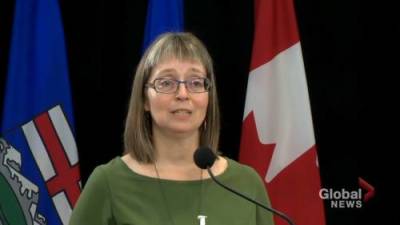 Deena Hinshaw - Hinshaw urging Albertans to get flu shot to keep case numbers low - globalnews.ca