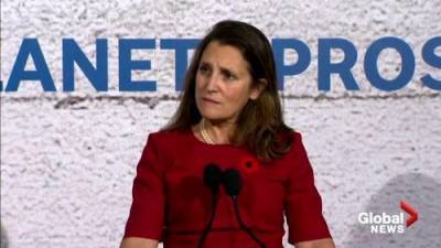 Chrystia Freeland - G20 summit: Freeland says Canada to donate 200M doses of COVID-19 vaccines by end of 2022 - globalnews.ca - Canada - county Summit