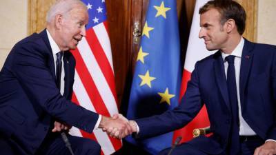 Joe Biden - Emmanuel Macron - Biden admits to Macron US was 'clumsy' in Australian submarine deal - fox29.com - Usa - Britain - France - Australia - city Rome