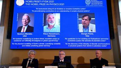 Nobel Prize for physics goes to 3 for climate discoveries - fox29.com - Japan - Italy - Germany - city Stockholm