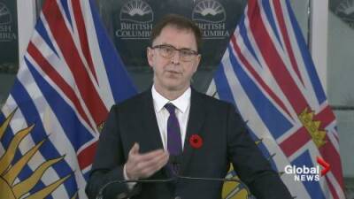 Adrian Dix - 3,071 unvaccinated health-care workers are on unpaid leave in B.C. right now - globalnews.ca