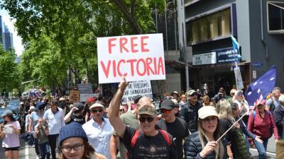 Daniel Andrews - Thousands rally against Covid-19 vaccinations in Australia - rte.ie - Australia - city Melbourne