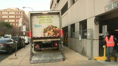 Operation Thanksgiving: Philadelphia Police pack more than 315 food baskets for families - fox29.com