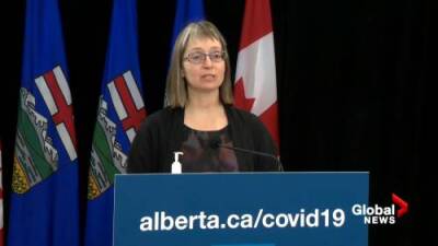 Deena Hinshaw - 806 COVID-19 cases identified over the weekend in Alberta - globalnews.ca