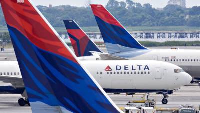 Delta Air Lines says international flight bookings have surged 450% amid US reopening - fox29.com - New York - Usa - city Los Angeles - city Atlanta - city Boston