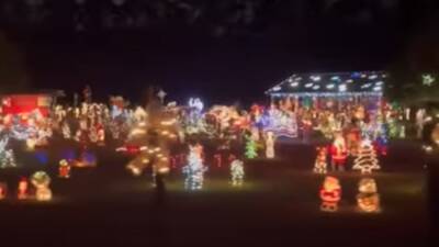 Dazzling, 5-acres of Christmas decorations light up Florida home - fox29.com - state Florida