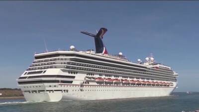 Woman falls overboard from cruise ship off coast of Mexico - fox29.com - Mexico - county Long