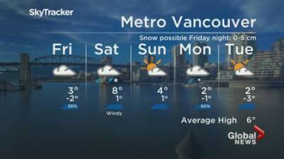 Kristi Gordon - B.C. evening weather forecast: Dec. 16 - globalnews.ca - Britain - city Columbia, Britain - city Vancouver