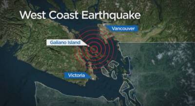 Kylie Stanton - 3.8 magnitude earthquake reported along B.C. coast - globalnews.ca - county Island - city Vancouver, county Island