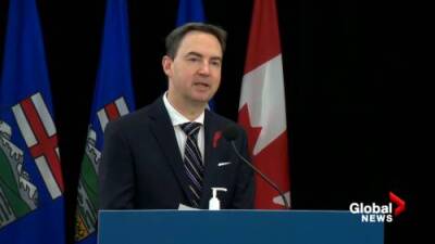 Alberta Health - Jason Copping - Alberta health minister announces expansion of 3rd dose of COVID-19 vaccine booster shots - globalnews.ca