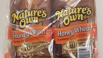 Nature's Own bread recall: 3,000 loaves recalled due to undeclared milk - fox29.com