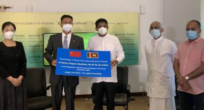 Sajith Premadasa - Chinese Embassy donates Rs. 20Mn worth dialysis machines to hospitals - newsfirst.lk - China - Sri Lanka