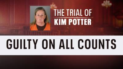 Brooklyn Center - Kim Potter - Kim Potter trial verdict: Guilty on all counts - fox29.com - state Minnesota - county Potter - city Minneapolis - county Hennepin