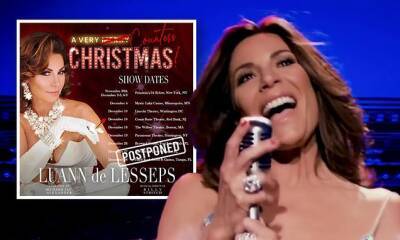Luann de Lesseps postpones A Very Countess Christmas tour after team member tests positive for COVID - dailymail.co.uk - New York - state Florida