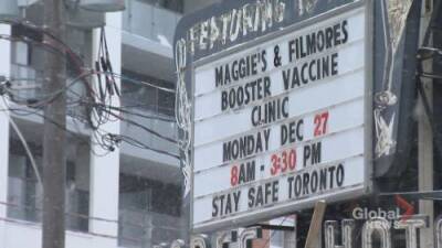 Pop-up clinic at Toronto strip club offers COVID-19 booster shots - globalnews.ca