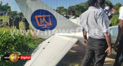 Aircraft involved in emergency landing moved to Ratmalana for investigation - newsfirst.lk - Sri Lanka