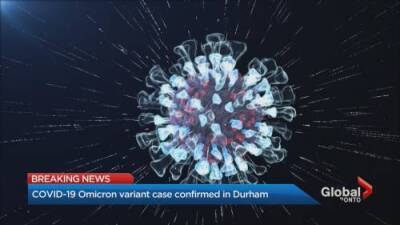 Erica Vella - COVID-19: Durham Region detects its 1st Omicron variant case - globalnews.ca - county Durham