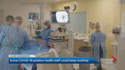 Quebec allows COVID positive employees to work in healthcare system, Ontario eyeing same policy - globalnews.ca - county Ontario