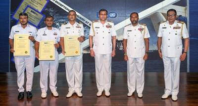 Nishantha Ulugetenne - Four naval personnel recognized by IMO for their bravery at sea - newsfirst.lk