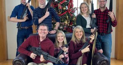 U.S. politician posts gun-filled family photo days after school shooting - globalnews.ca - state Kentucky - state Michigan - city Santa