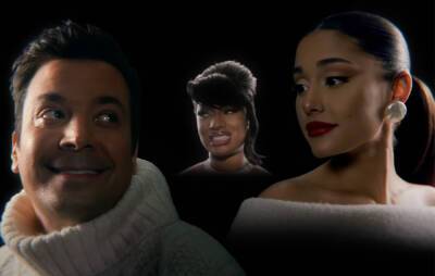Jimmy Fallon - Ariana Grande - Megan Thee-Stallion - Ariana Grande and Megan Thee Stallion join Jimmy Fallon for COVID-19 Christmas song - nme.com