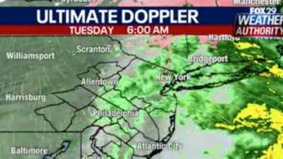 Weather Authority: Freezing rain moves out of the region Tuesday - fox29.com - Philadelphia - county Berks