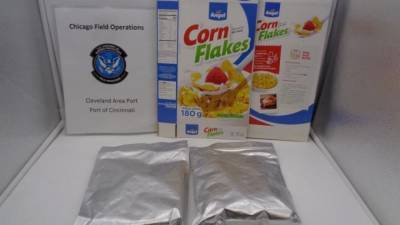 Border Patrol finds 44 pounds of cocaine-coated Corn Flakes worth nearly $3M - fox29.com - Peru