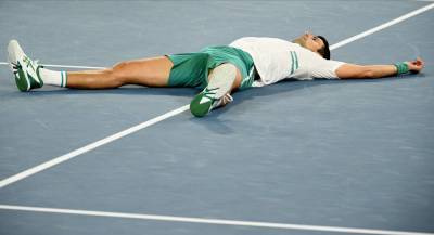 Rafael Nadal - Djokovic beats Medvedev for 9th Australian Open, 18th Slam - clickorlando.com - Australia - county Park - Serbia - city Melbourne, county Park