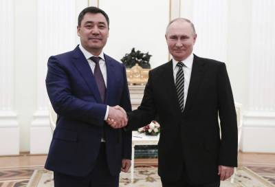 Vladimir Putin - Russia hosts new Kyrgyzstan leader on his 1st foreign trip - clickorlando.com - Russia - city Moscow - Kyrgyzstan