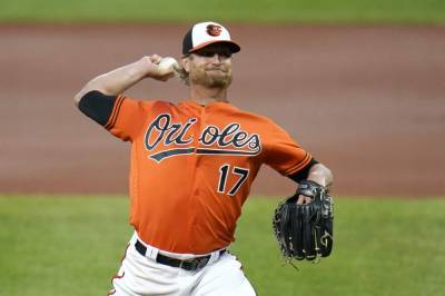 Angels acquire RHP Alex Cobb from Orioles for prospect Jones - clickorlando.com - Los Angeles - county Bay - city Los Angeles - city Tampa - city Anaheim - county Jones - county Ray - Baltimore