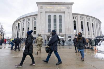 The Latest: Yankee Stadium draws lines as vaccination site - clickorlando.com - New York - county Bronx