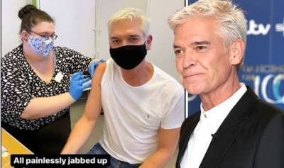 Phillip Schofield - Phillip Schofield, 58, receives Covid vaccine as he praises NHS for 'painless' experience - express.co.uk