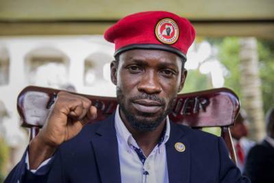 Uganda's Bobi Wine arrested while protesting in the capital - clickorlando.com - city Kampala - Uganda