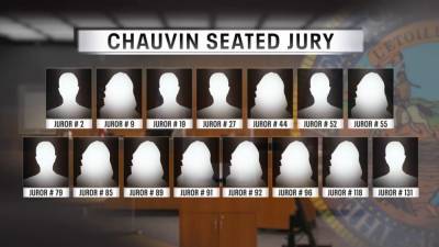 George Floyd - Derek Chauvin - Peter Cahill - Full jury seated in Derek Chauvin trial - fox29.com - city Minneapolis - county Hennepin