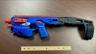 Real gun disguised as Nerf toy seized in drug raid - clickorlando.com - state Florida - state North Carolina - city Jacksonville, state Florida