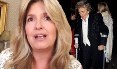 Rod Stewart - Rod Stewart still using crutches 4 months after surgery as wife Penny gives health update - express.co.uk