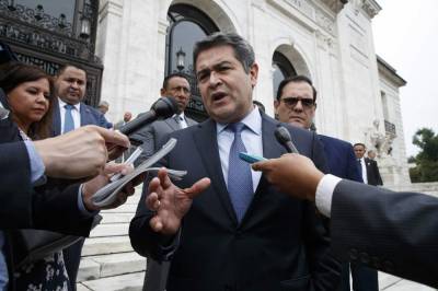 Juan Orlando - US prosecutors allege Honduras president helped move drugs - clickorlando.com - New York - Usa - city New York - Honduras
