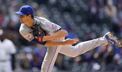 Mets' deGrom strikes out 9 in row, 1 shy of Seaver's record - clickorlando.com - New York - county Tyler - city Detroit - state Colorado - county Alexander