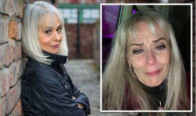 Corrie's Tracie Bennett loses 12 friends to Covid and details saying goodbye over video - express.co.uk