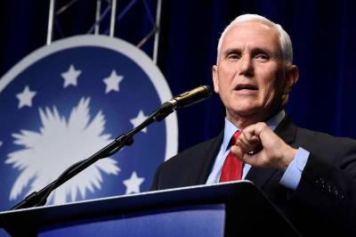 Mike Pence - In 1st post-office speech, Pence lays down marker for 2024 - clickorlando.com - Usa - state South Carolina - Columbia, state South Carolina