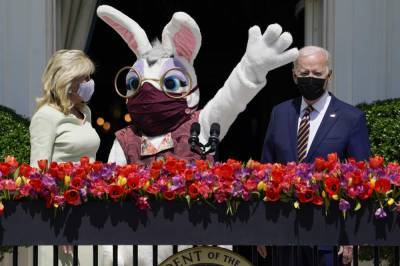 Joe Biden - Easter Bunny - Jill Biden - No egg roll again, but Easter Bunny still visits White House - clickorlando.com - Usa - Washington