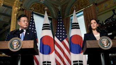 Joe Biden - Moon Jae - Biden, South Korean President Moon Jae-in meet on North Korean diplomacy - fox29.com - China - South Korea - Washington - North Korea