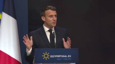 Emmanuel Macron - Macron says U.S. should ditch curbs on COVID-19 vaccine exports - globalnews.ca - France
